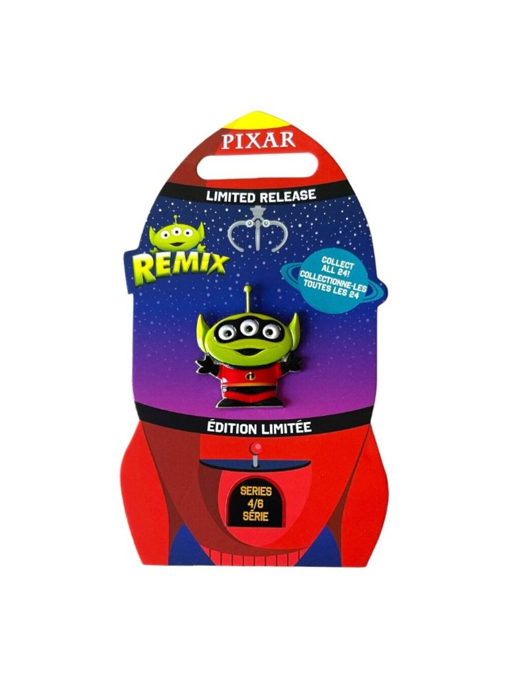 Disney Store Disney Pixar Toy Story Alien Remix Mr Incredible Limited Pin